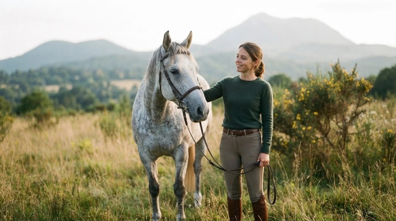 Cours d'équitation à Saint-Gervazy, Puy-de-Dôme