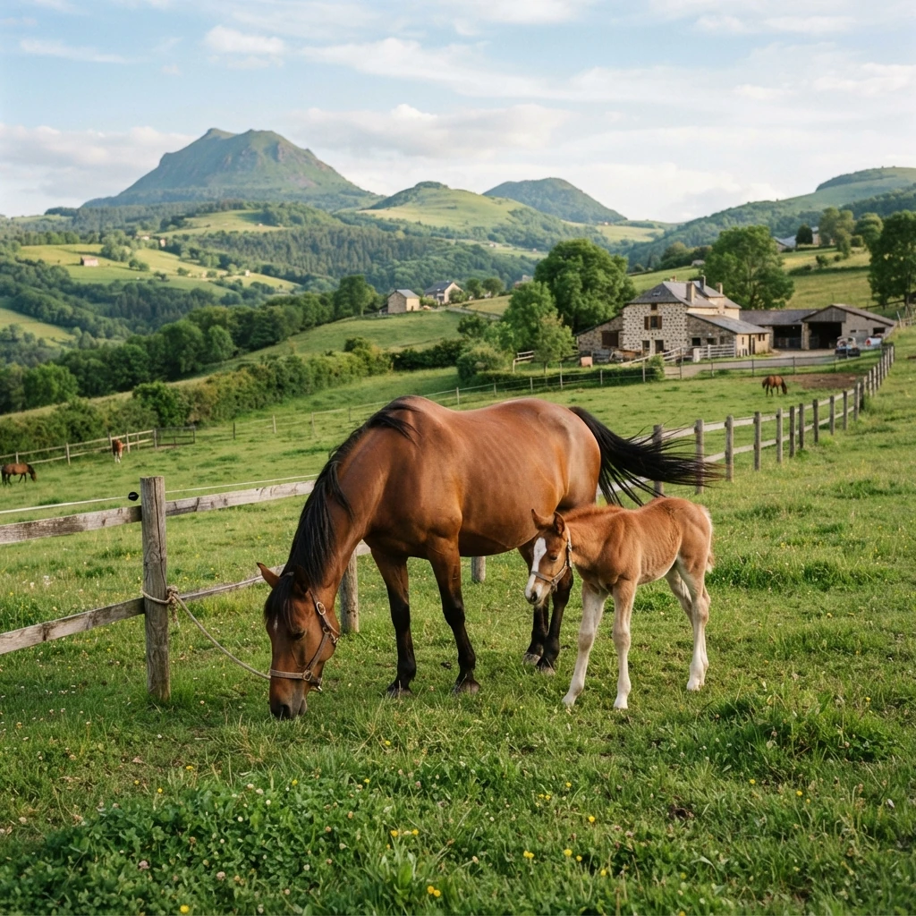 Élevage de chevaux au CENTRE EQUESTRE DE MONTCELET, Saint-Gervazy