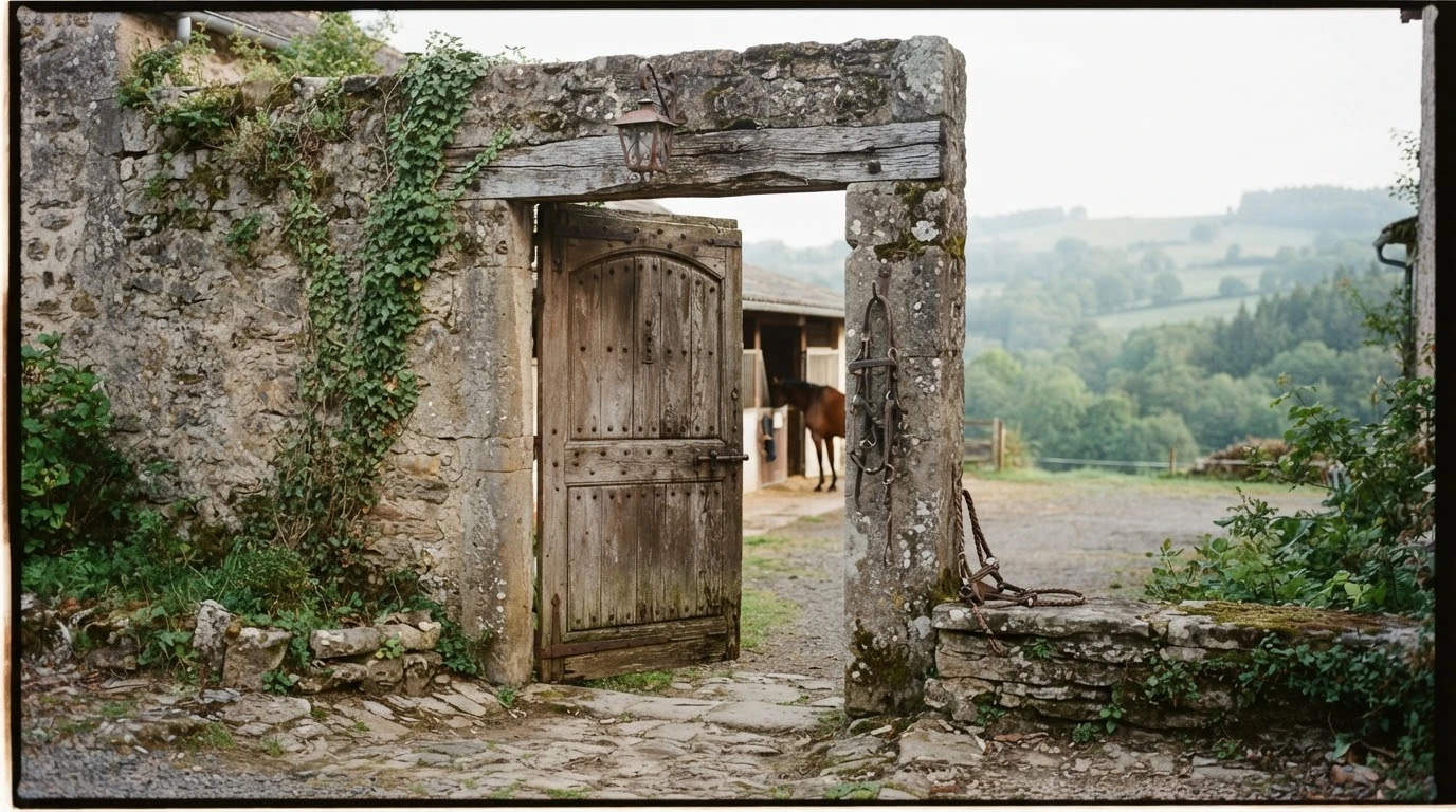 Entrée du CENTRE EQUESTRE DE MONTCELET, centre équestre à Saint-Gervazy